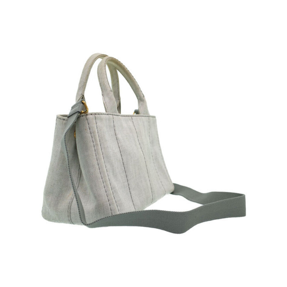 Prada Denim Handbag Bag Canapa
